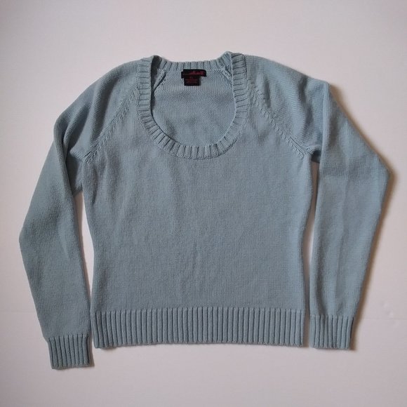 Willi Smith Sweaters - Willi Smith XL Light Blue Merino Wool Sweater